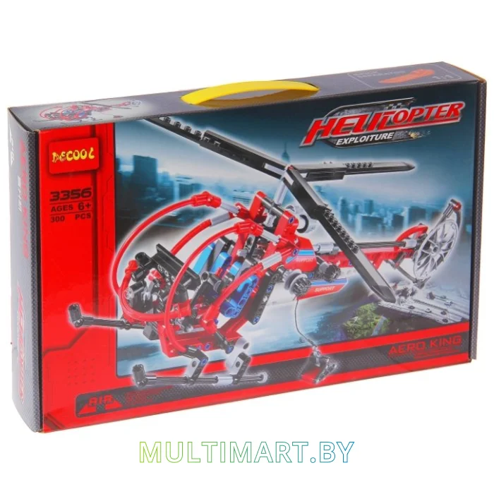 Конструктор Decool 3356 Вертолет (300 деталей)